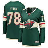 Nico Sturm Minnesota Wild Fanatics Women's Home Breakaway Jersey - NHL Jerseys