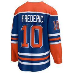 Trent Frederic Edmonton Oilers Fanatics Home Breakaway Jersey - NHL Jerseys