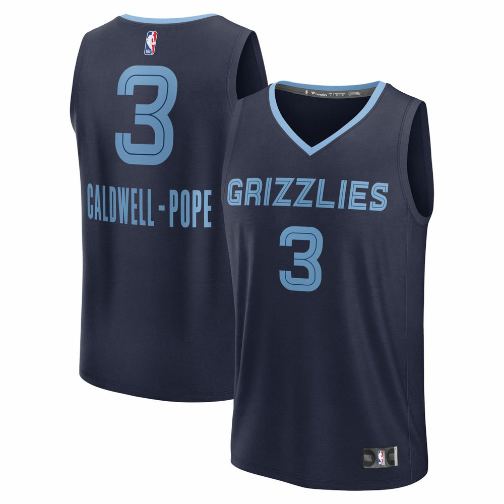 Navy Kentavious Caldwell-Pope Memphis Grizzlies Fast Break Replica Player Jersey | NBA