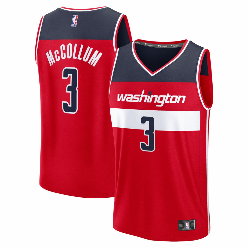 Red CJ McCollum Washington Wizards Fast Break Replica Player Jersey | NBA