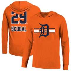 Tarik Skubal Detroit Tigers Majestic Threads Lightweight Name & Number Hoodie - MLB Hoodies