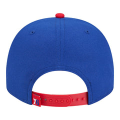 Royal Philadelphia 76ers Injection Cartoon Logo A-Frame 9FIFTY Adjustable Hat | NBA