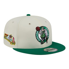 White Boston Celtics Injection Localized 9FIFTY Snapback Hat | NBA