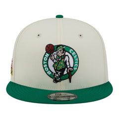 White Boston Celtics Injection Localized 9FIFTY Snapback Hat | NBA