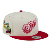 Detroit Red Wings New Era Injection Localized Two-Tone 9FIFTY Snapback Hat - NHL Hats
