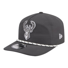 Graphite Milwaukee Bucks Tonal Rope 19TWENTY Adjustable Hat | NBA