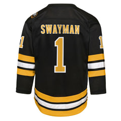 Jeremy Swayman Boston Bruins Outerstuff Youth Home Replica Jersey - NHL Jerseys