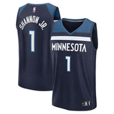 Navy Terrence Shannon Jr. Minnesota Timberwolves Fast Break Replica Jersey | NBA
