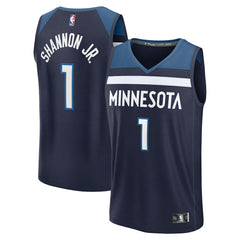 Navy Terrence Shannon Jr. Minnesota Timberwolves Fast Break Replica Jersey | NBA