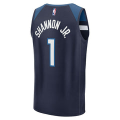 Navy Terrence Shannon Jr. Minnesota Timberwolves Fast Break Replica Jersey | NBA