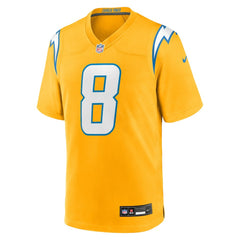 Los Angeles Chargers Omarion Hampton Alternate Charger Power Game Player Jersey | NFL Sale