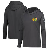 Connor Bedard Chicago Blackhawks Levelwear Women's Impression Name & Number Raglan Hoodie - NHL Hoodies