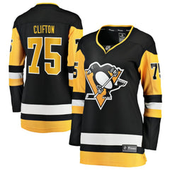 Connor Clifton Pittsburgh Penguins Fanatics Women's Home Breakaway Jersey - NHL Jerseys