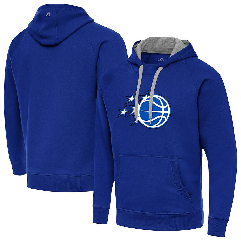 Royal Orlando Magic Antigua New Logo Victory Pullover Hoodie | NBA