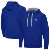 Royal Orlando Magic Antigua New Logo Victory Full-Zip Hooded Sweatshirt | NBA