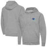 Heather Gray Orlando Magic Antigua New Logo Victory Full-Zip Hooded Sweatshirt | NBA