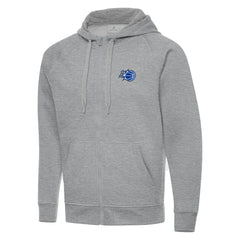 Heather Gray Orlando Magic Antigua New Logo Victory Full-Zip Hooded Sweatshirt | NBA