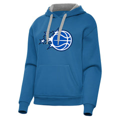 Blue Orlando Magic Antigua Women's New Logo Victory Pullover Hoodie | NBA