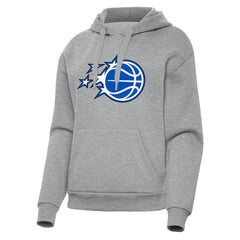 Heather Gray Orlando Magic Antigua Women's New Logo Victory Pullover Hoodie | NBA