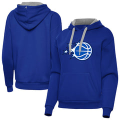 Royal Orlando Magic Antigua Women's New Logo Victory Pullover Hoodie | NBA