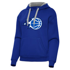 Royal Orlando Magic Antigua Women's New Logo Victory Pullover Hoodie | NBA