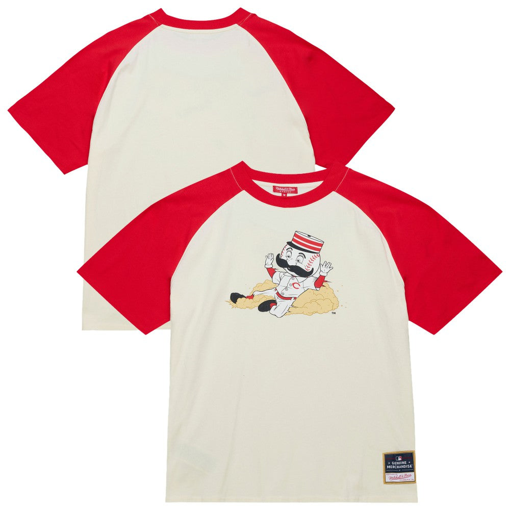 Cincinnati Reds Mitchell & Ness Women's Boyfriend Raglan T-Shirt - MLB T-shirts