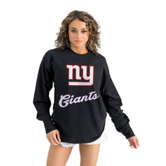 New York Giants Gameday Couture Women's Oversized Long Sleeve T-Shirt | NFL Near me