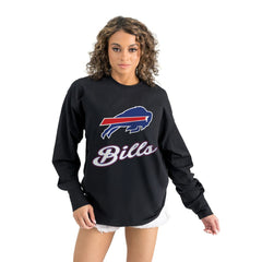 Buffalo Bills Gameday Couture Women's Oversized Long Sleeve T-Shirt | NFL New