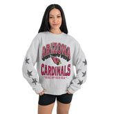 Arizona Cardinals Gameday Couture Women's Resilience Relaxed Rhinestone Pullover Sweatshirt | NFL Near me