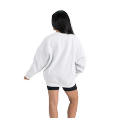 Denver Broncos Gameday Couture Women's Traditional Logo Oversized Premium Fleece Pullover Sweatshirt | NFL Near me