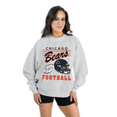 Chicago Bears Gameday Couture Women's Home Turf Oversized Premium Fleece Pullover Sweatshirt | NFL Sale