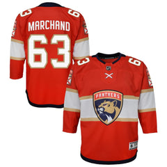 Brad Marchand Florida Panthers Outerstuff Youth Premier Player Jersey - NHL Jerseys