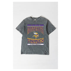 Minnesota Vikings Gameday Couture Women's Oversized Classic Grind Washed T-Shirt | NFL On sale