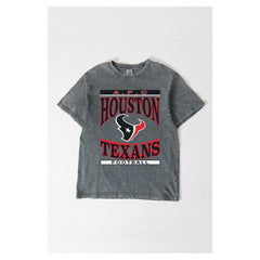 Houston Texans Gameday Couture Women's Oversized Classic Grind Washed T-Shirt | NFL New