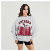 Arizona Cardinals Gameday Couture Women's Fierce Focus Premium Oversized Fleece Pullover Sweatshirt | NFL US