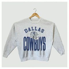 Dallas Cowboys Gameday Couture Women's Fierce Focus Premium Oversized Fleece Pullover Sweatshirt | NFL New