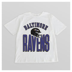 Baltimore Ravens Gameday Couture Women's Oversized Classic Fierce Focus T-Shirt | NFL Outlet