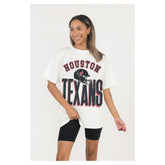 Houston Texans Gameday Couture Women's Oversized Classic Fierce Focus T-Shirt | NFL On sale