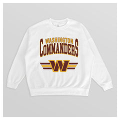 Washington Commanders Gameday Couture Women's Swift Strike Premium Oversized Fleece Pullover Sweatshirt | NFL US