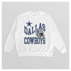 Dallas Cowboys Gameday Couture Women's Oversized Hard Earned Premium Fleece Pullover Sweatshirt | NFL Discount