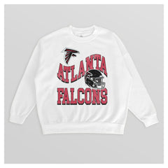 Atlanta Falcons Gameday Couture Women's Oversized Hard Earned Premium Fleece Pullover Sweatshirt | NFL US