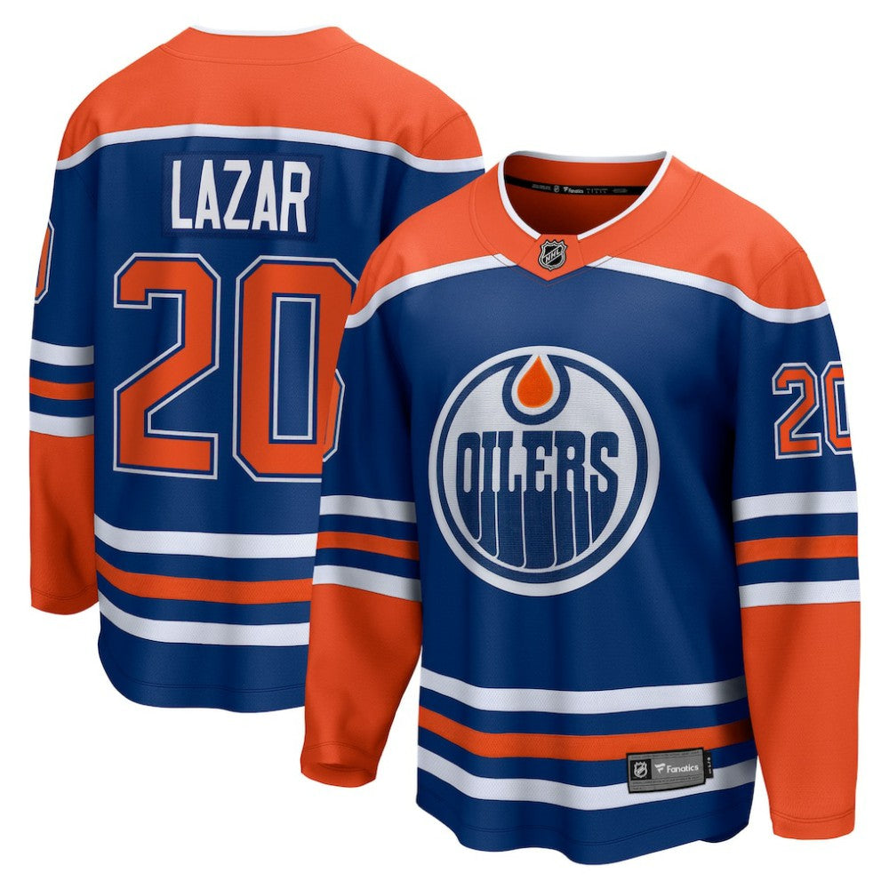 Curtis Lazar Edmonton Oilers Fanatics Home Breakaway Jersey - NHL Jerseys