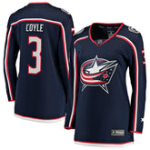 Charlie Coyle Columbus Blue Jackets Fanatics Women's Home Breakaway Jersey - NHL Jerseys