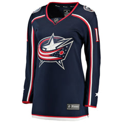 Miles Wood Columbus Blue Jackets Fanatics Women's Home Breakaway Jersey - NHL Jerseys