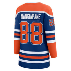 Andrew Mangiapane Edmonton Oilers Fanatics Women's Home Breakaway Jersey - NHL Jerseys