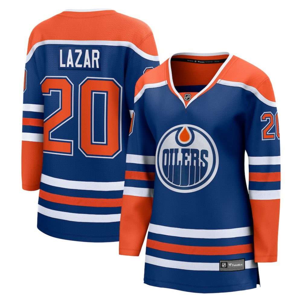 Curtis Lazar Edmonton Oilers Fanatics Women's Home Breakaway Jersey - NHL Jerseys