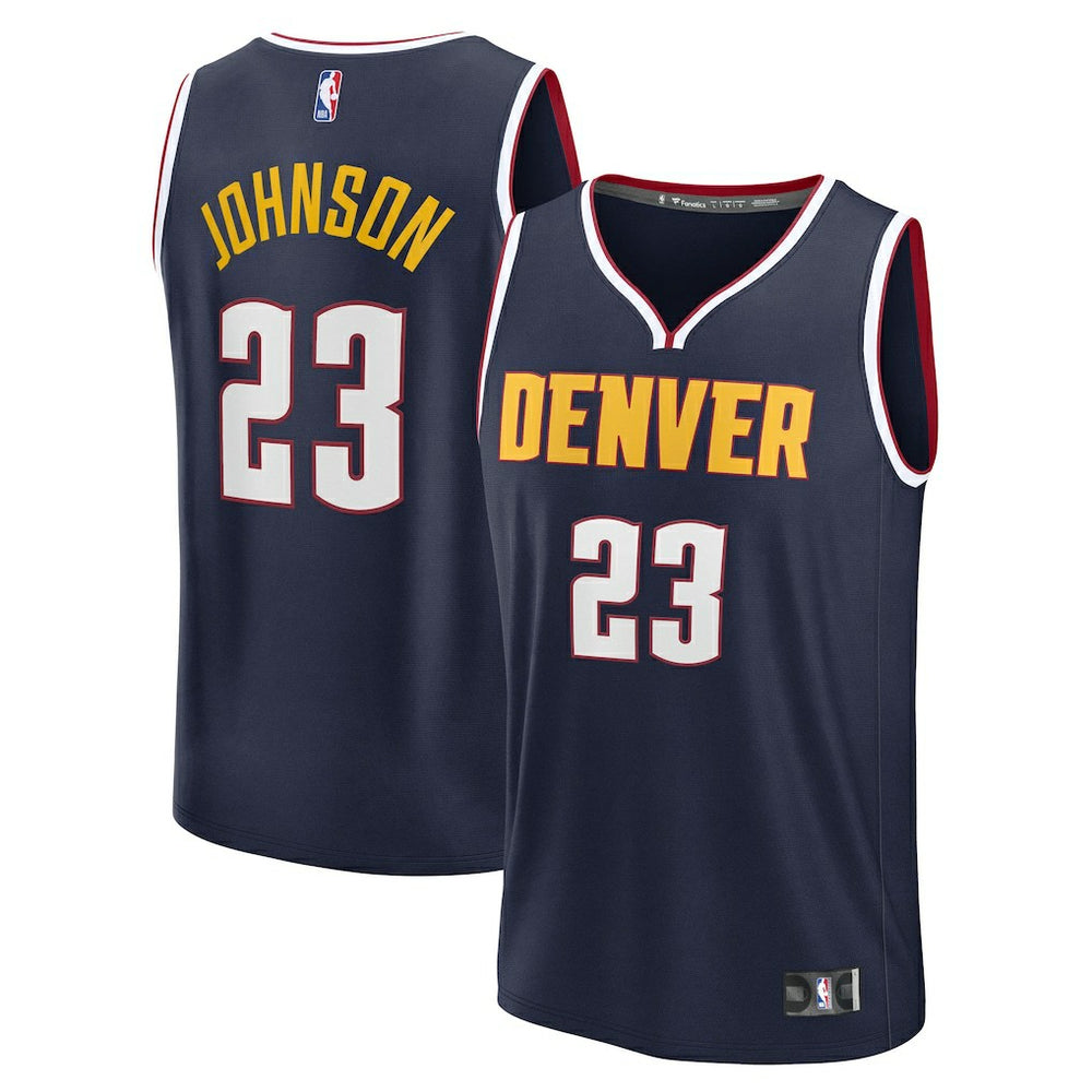 Navy Cameron Johnson Denver Nuggets Youth Fast Break Replica Jersey sale | NBA