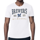 Milwaukee Brewers Starter Distressed Logo T-Shirt - MLB T-shirts