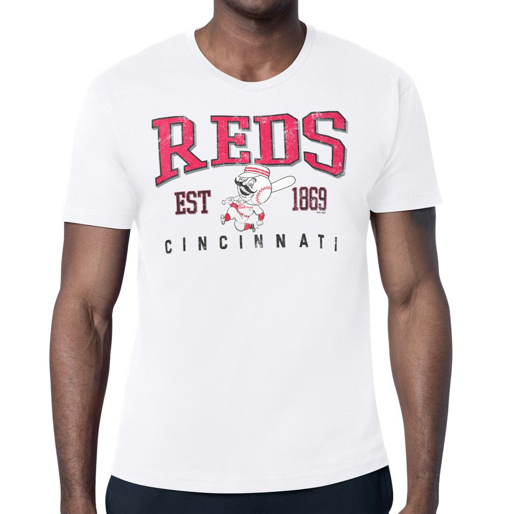 Cincinnati Reds Starter Distressed Logo T-Shirt - MLB T-shirts
