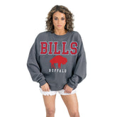 Buffalo Bills Gameday Couture Women's Bring Your Energy Oversized Premium Fleece Pullover Sweatshirt | NFL Near me
